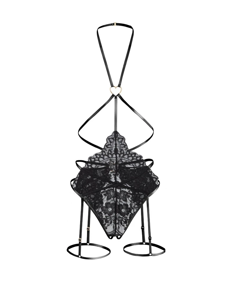 Adore Me Women's Tiah Crotchless Playsuit Lingerie