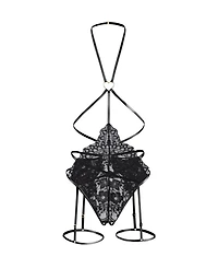 Adore Me Women's Tiah Crotchless Playsuit Lingerie