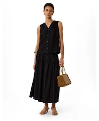 Whistles Women's Laura Linen Tank
