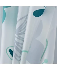 Rt Designers Collection 90GSM Peva Glit Printed Romy Shower Curtain 70" x 72"