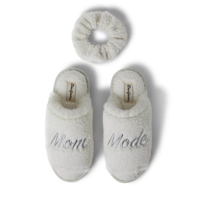 Women's Louise Teddy Slide with Scrunchie Set
