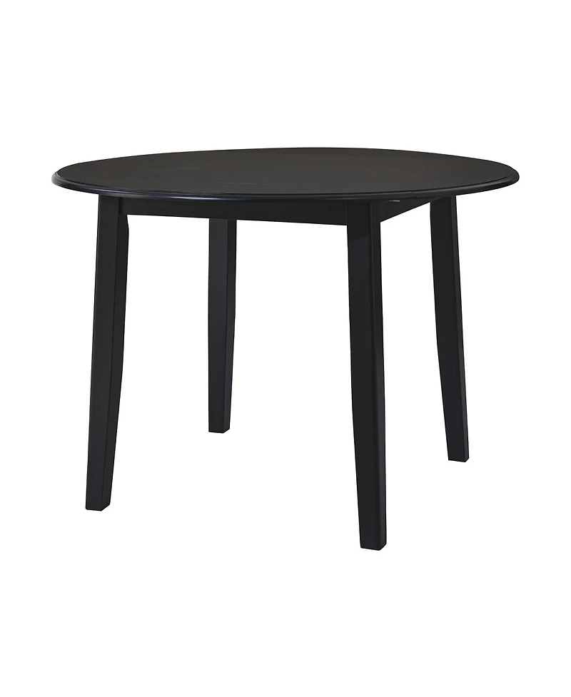 Streamdale Furniture 5-Piece Round Dining Set for 4 - Wood Table and 4 Chairs