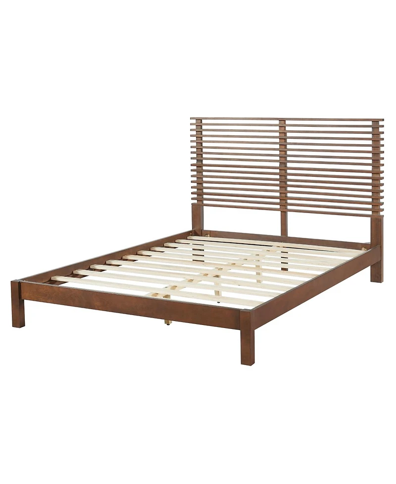 Streamdale Furniture Premium Solid Wood Queen Platform Bed Frame