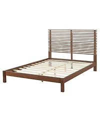Streamdale Furniture Premium Solid Wood Queen Platform Bed Frame