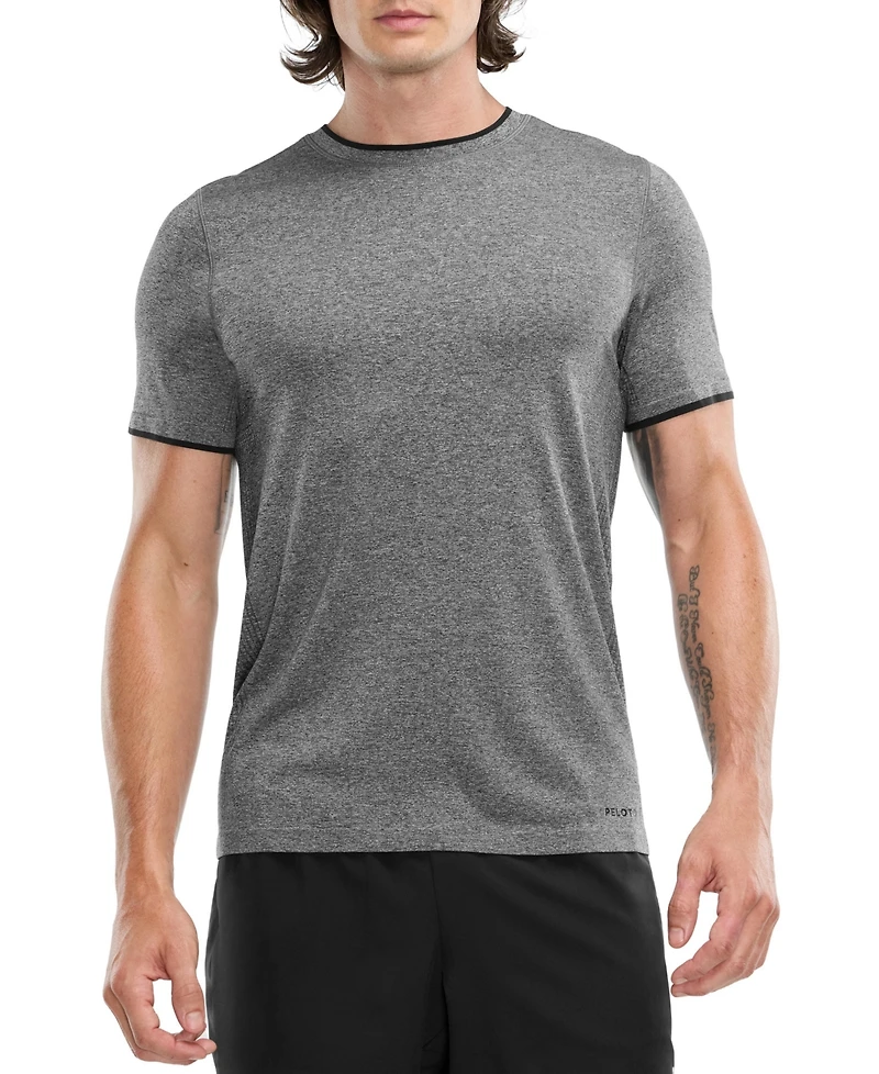 Peloton Men's Seamless Melange Short Sleeve