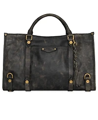 Rebecca Minkoff Surplus Large Leather Satchel Handbag