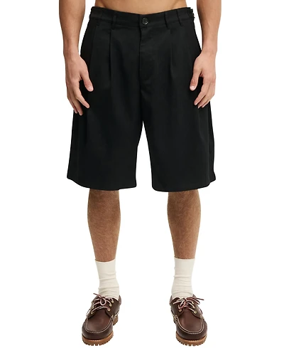 Cotton On Men's 9" Super Baggy Pleated Shorts