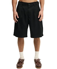 Cotton On Men's 9" Super Baggy Pleated Shorts