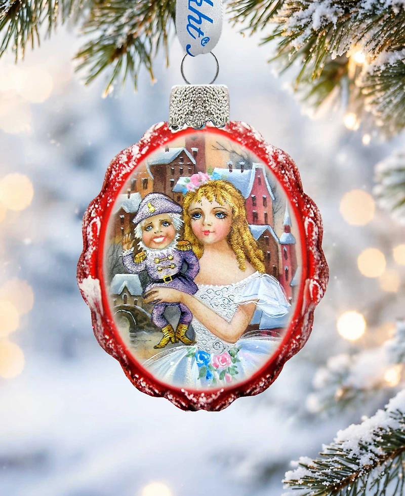 G.DeBrekht Nutcracker Keepsake Glass Ornament