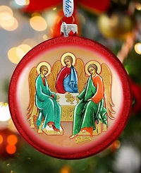 G.DeBrekht Trinity Glass Ornament Medallion