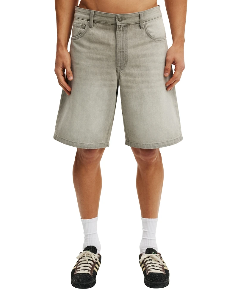 Cotton On Men's Regular-Fit Baggy Denim Shorts