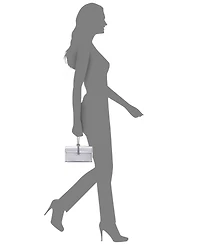 Nina Crystal Cord Handle Flap Small Handbag