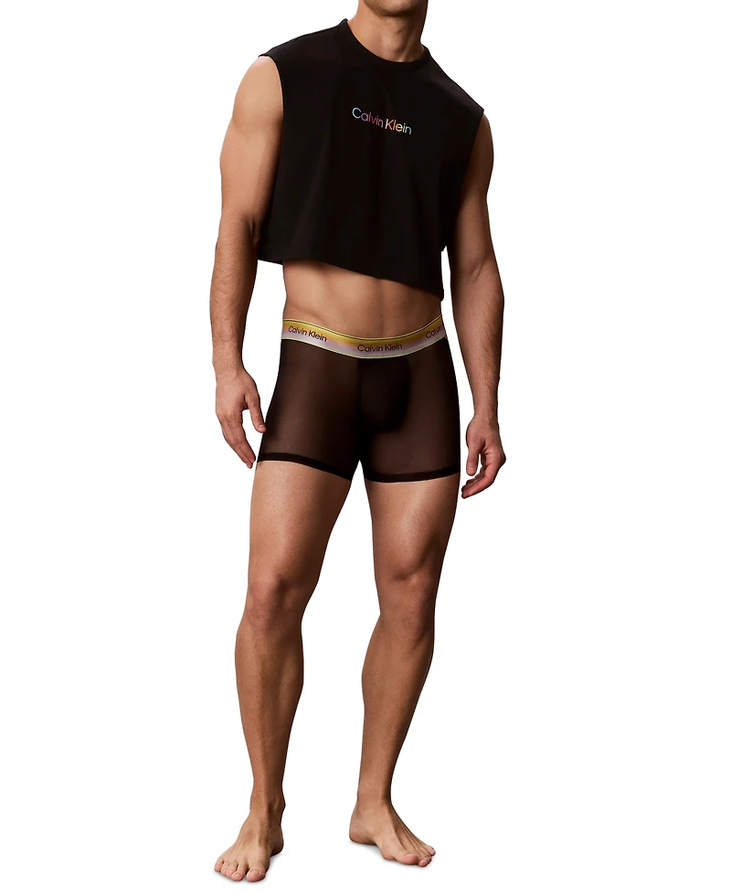 Calvin Klein Men's 1-Pack Pride Mesh Boxer Brief Underwear