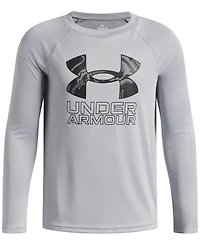 Under Armour Big Boys Tech Hybrid Print Fill Long Sleeves T-shirt