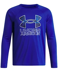 Under Armour Big Boys Tech Hybrid Print Fill Long Sleeves T-shirt
