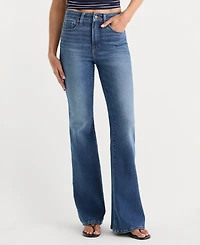 Good American Women's Soft Tech Legs Flare Jeans