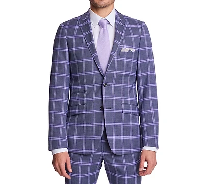 Paisley & Gray Men's Ashton Slim-Fit Peak Lapel Collar Suit Jacket