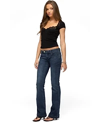 Edikted Women's Nellwyn Lacey Top