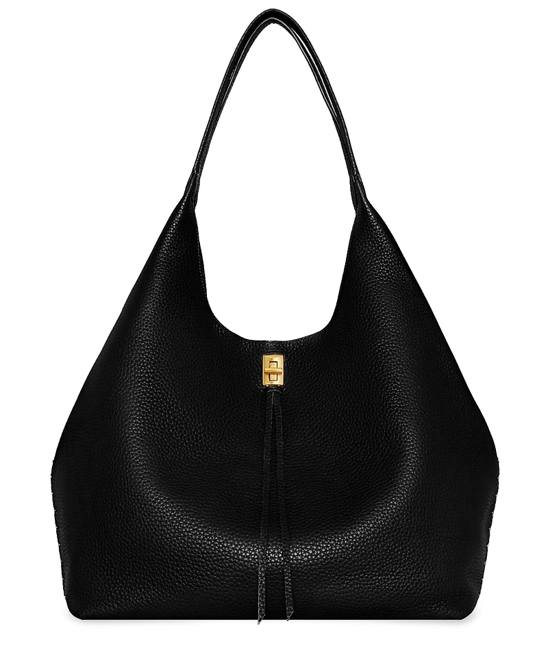 Rebecca Minkoff Darren Signature Large Leather Hobo Handbag