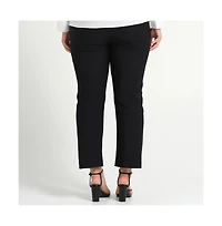 Estelle Plus Kora Straight Leg High Rise Slim Pant
