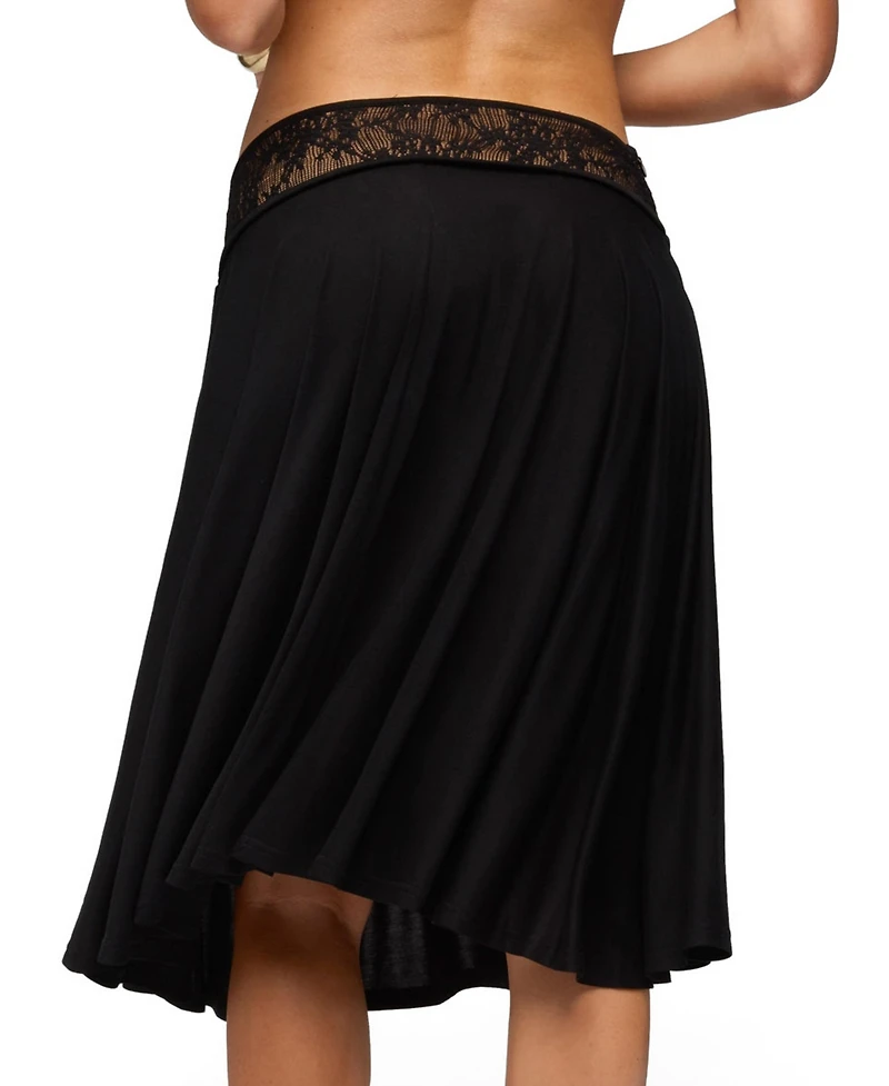 Edikted Women's Winonah Crochet Waist Midi Skirt