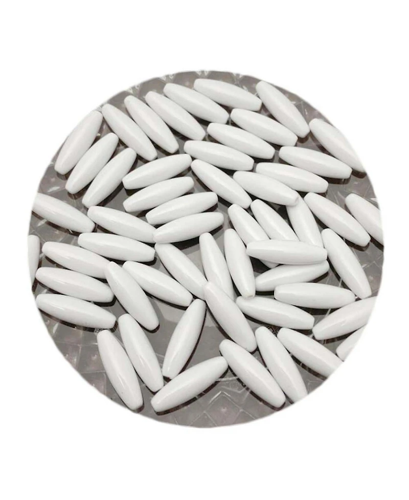 Sevorley 650Piece Set Acrylic Tube-Shaped Loose Beads for Diy Jewelry