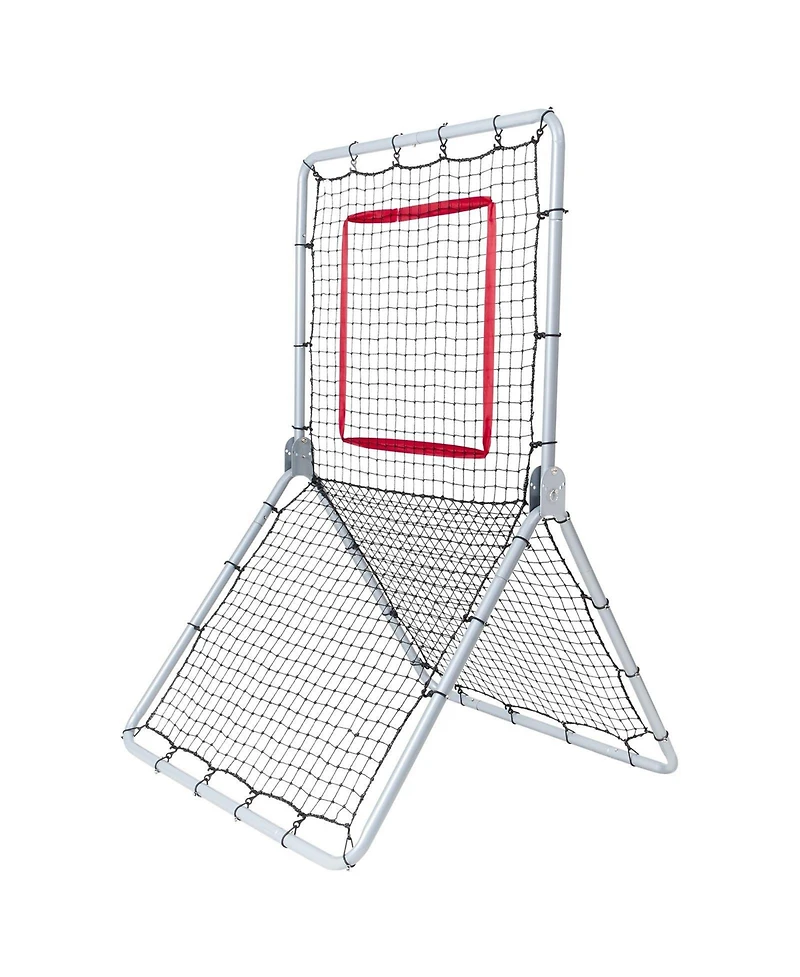 Sevorley Baseball Softball Rebounder Net, 3.5x6 ft Pitchback with 5 Adjustable