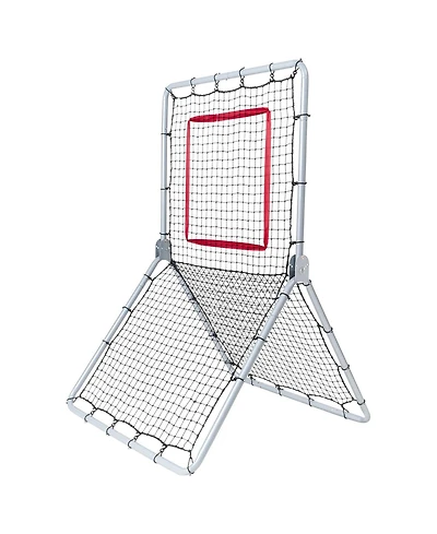 Sevorley Baseball Softball Rebounder Net, 3.5x6 ft Pitchback with 5 Adjustable