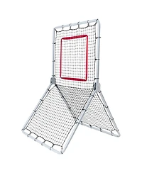 Sevorley Baseball Softball Rebounder Net, 3.5x6 ft Pitchback with 5 Adjustable