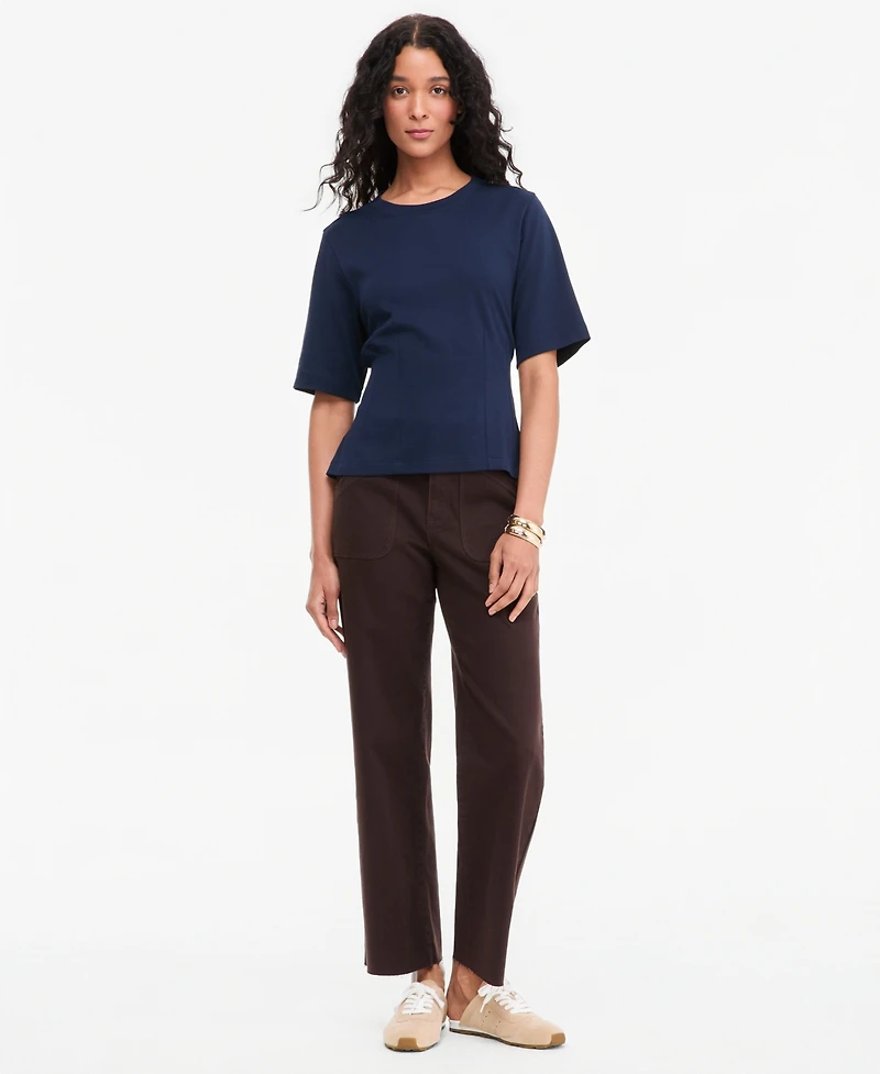 On 34th Women's Tie-Back Interlock T-Shirt, Macy's Exclusive