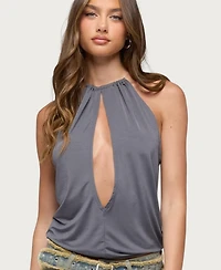 Edikted Women's Tesa Gathered Cutout Top
