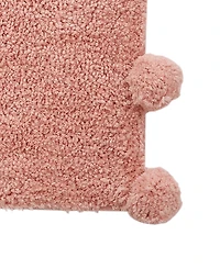 Vcny Home So Fresh Pom Pom Pink Bath Rug, 20" x 32"