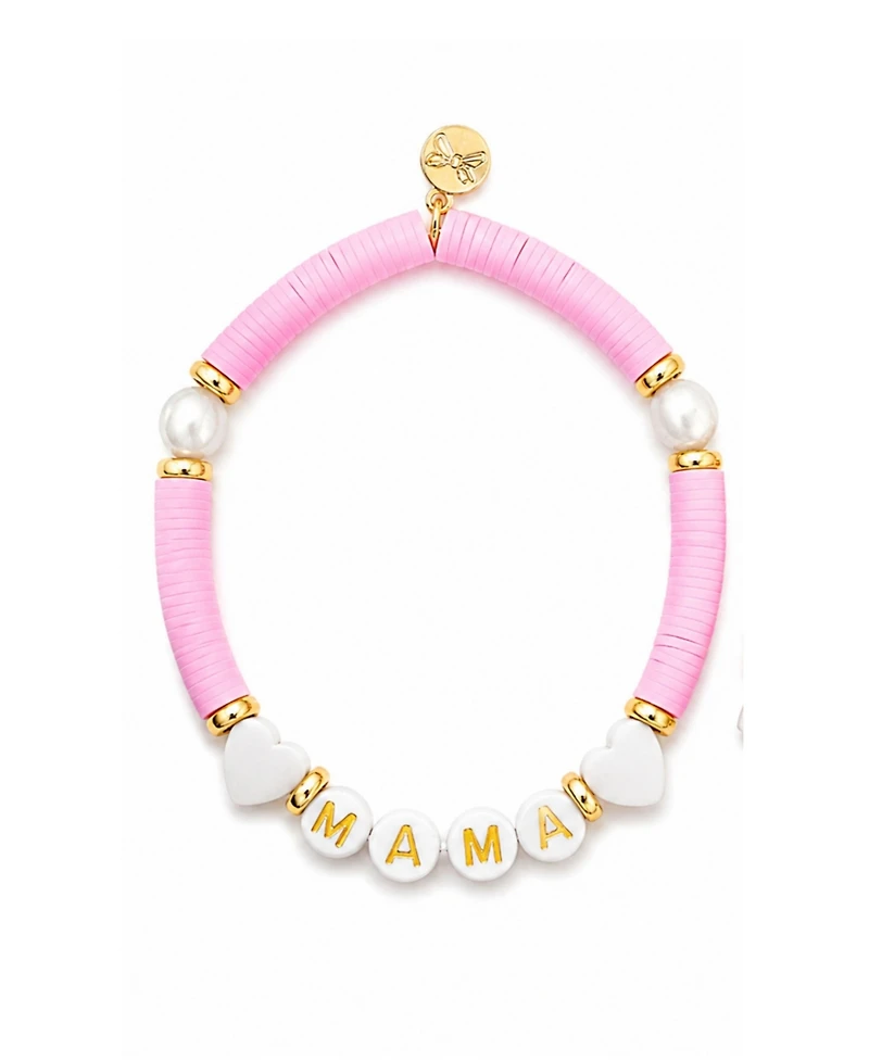Bits & Bows Girls Pink Mama and Mini Bracelet Gift Set