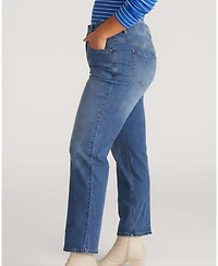 Universal Standard Women's Seine High Rise Straight Leg Jean 29 Inch