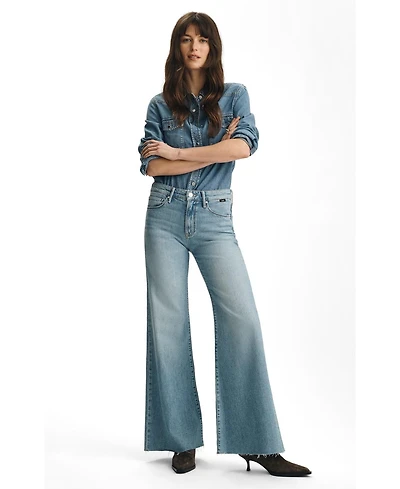 Mavi Jeans Women's Grace Mid Rise Flare