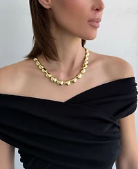 Adornia Gold-Plated Teardrop Chain Necklace