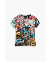 Desigual Women's Printed Cat T-Shirt