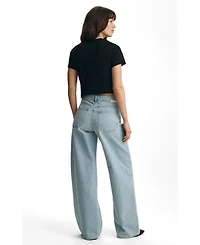 Mavi Jeans Women's Siena High Rise Wide Leg In Light Classic Denim