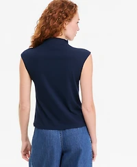 On 34th Women's Funnel Neck Sleeveless T-Shirt