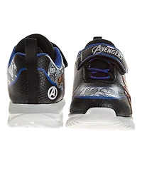 Marvel Toddler Avengers Light Up Sneakers Boys ( 7 to 12 ) Iron Man and Captain America Superhero Design Action Ready
