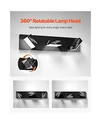 Midola 3-Light Led Modern Bathroom Vanity Light Fixtures 19.69-Inch Wall Light Fixtures for Indoor Home Bathroom