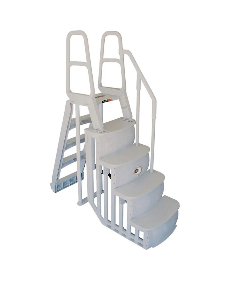 Main Access 48-54 Inch Above Ground Swimming Pool Smart Step and Ladder System