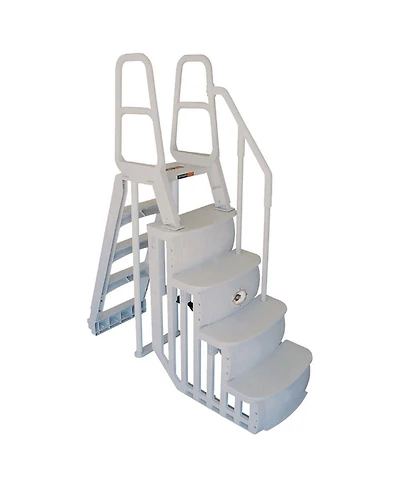 Main Access 48-54 Inch Above Ground Swimming Pool Smart Step and Ladder System