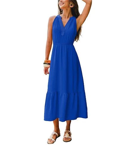 Cupshe Women's Under the Setting Sun Maxi Beach Dress