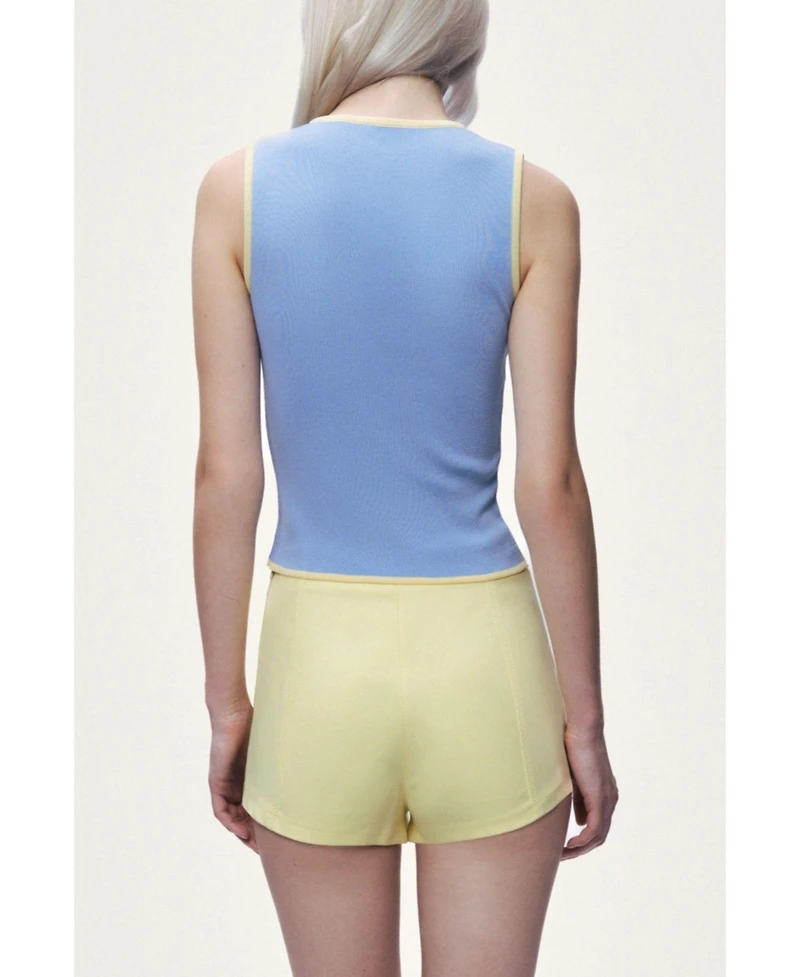Nocturne Women's Button-Embellished Knit Top