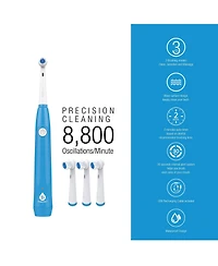 Pursonic Ultimate Smile Brightening Bundle Led Kit, Rechargeable Rotary Toothbrush and Whitening Strips
