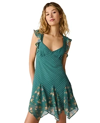 Steve Madden Women's Tanisha Sweetheart Neck Mini Dress