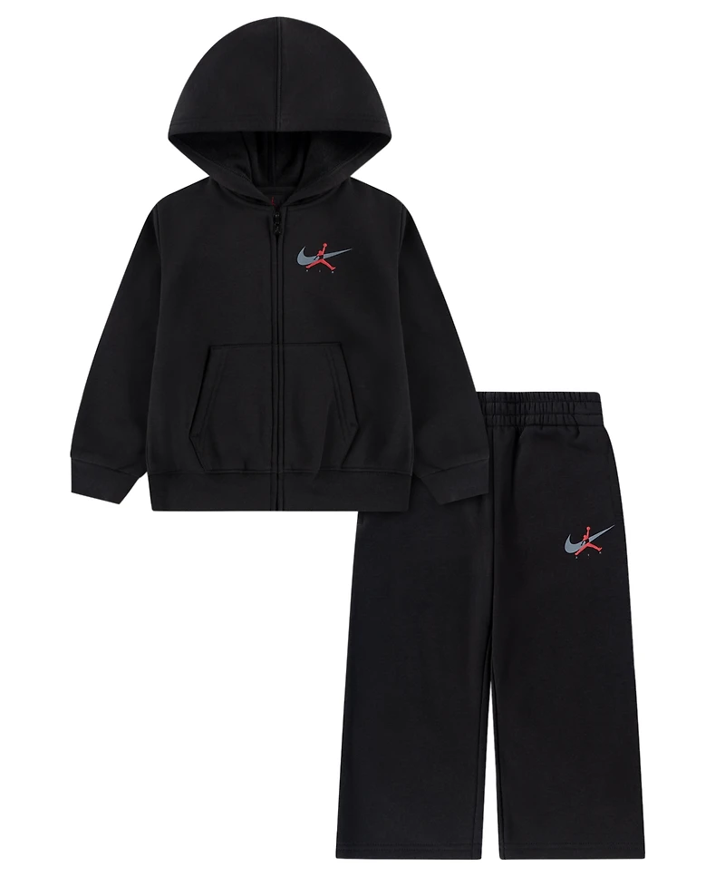 Jordan Boys' Toddler 2T-4T Long-Sleeve Hoodie and Pants, 2-Piece Set