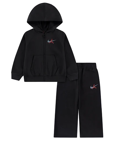 Jordan Boys' Toddler 2T-4T Long-Sleeve Hoodie and Pants, 2-Piece Set