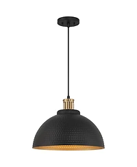 Possini Euro Design Araceli Metal Pendant Light 16inch Wide Modern Dome Shade for Dining Room House Foyer Kitchen Island